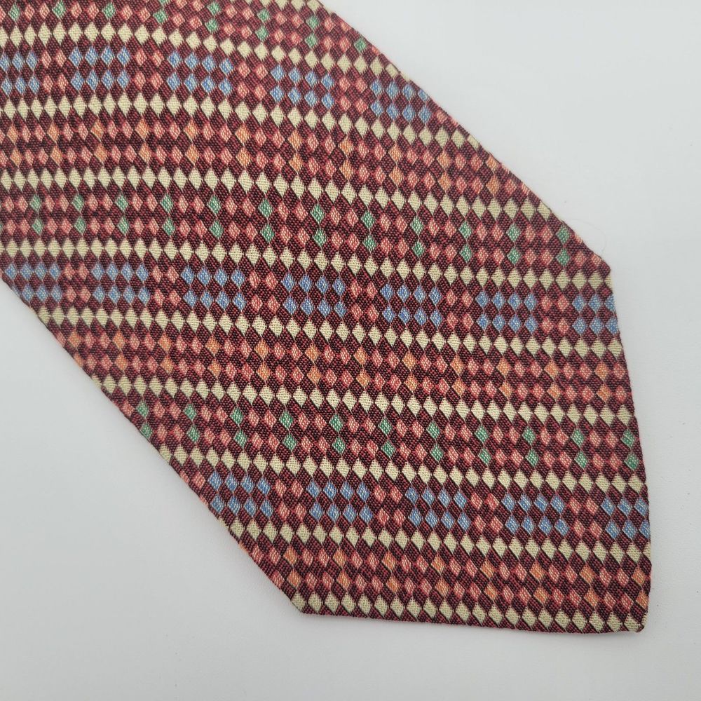 NWOT Salty Dog Men's Multicolor Check Silk Tie OS